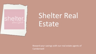 Real estate agents of Camberwell