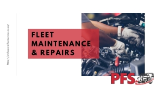 Fleet Maintenance And repairs