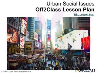 Urban Social Issues Free ESL Lesson Download
