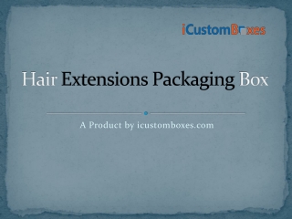 Packaging for Hair Extension