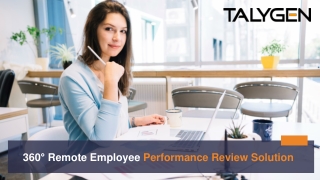 360° Remote Employee Performance Review Solution