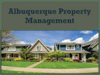 Albuquerque Property Management