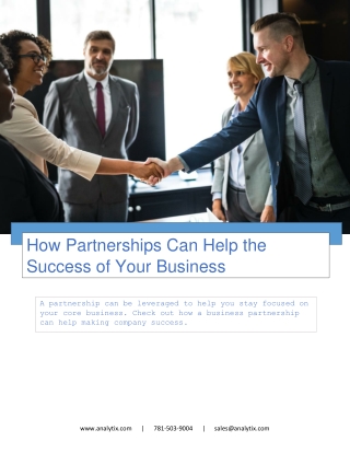 How Partnerships Can Help the Success of Your Business