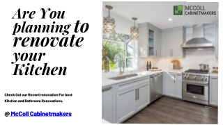Kitchen Remodeling Company | McColl Cabinetmakers