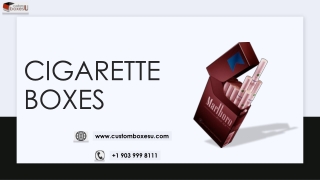 Cigarette boxes wholesale with Printed logo & Design