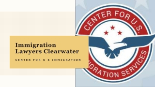 Immigration Lawyers Clearwater- Private Law Firm