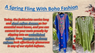 A Spring Fling With Boho Fashion