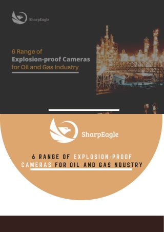 6 Range of Explosion-proof Cameras for Oil and Gas Industry