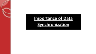 Importance of Data Synchronization