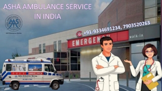 High Class Train Ambulance Service in Patna |ASHA