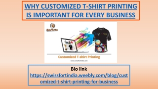 customized t-shirt printing for business