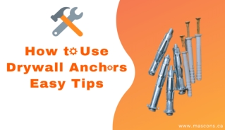 How to Use Drywall Anchors - Mas Construction