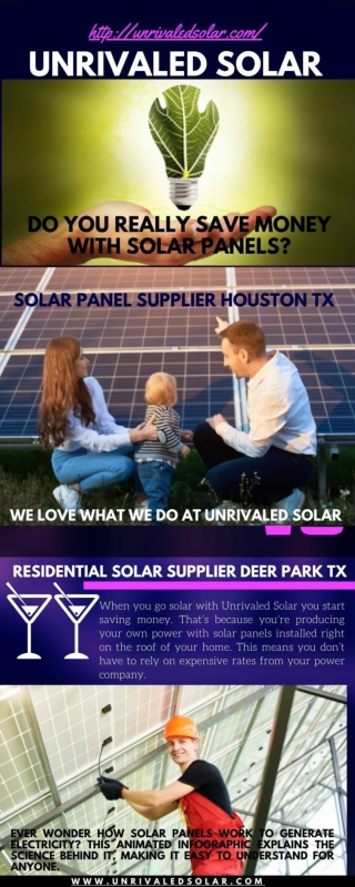 Solar Panel Supplier Houston TX | Best Solar Panels in USA