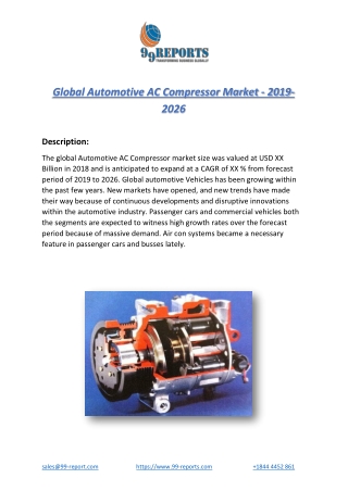 Global Automotive AC Compressor Market - 2019-2026