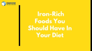 Iron-Rich Foods You Should Have In Your Diet