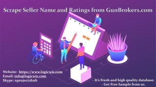 Scrape Seller Name and Ratings from GunBrokers.com