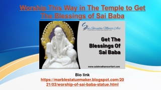 worship sai baba and get blessings