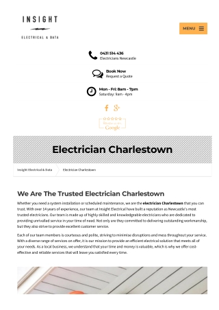 Electrician charlestown