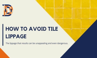 How To Avoid Tile Lippage