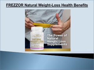 FREZZOR Natural Weight-Loss Health Benefits