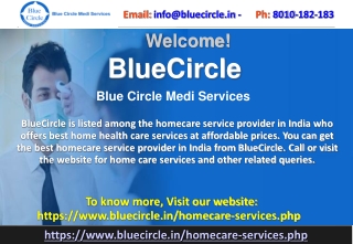 Home Healthcare Service provider India-BlueCircle