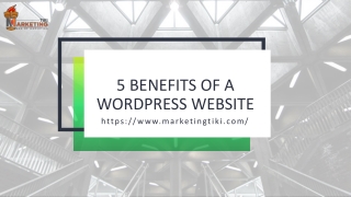 5 Benefits of a WordPress Website