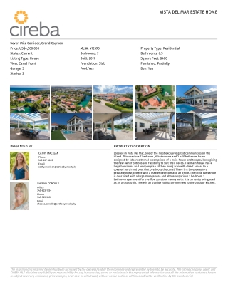 VISTA DEL MAR ESTATE HOME by CAYMAN ISLANDS SOTHEBY'S INT'L REALTY - CIREBA