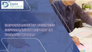 Importance of Business Information Report in Today’s world
