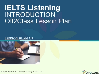 IELTS - Introduction to Listening - Off2Class Lesson Plan