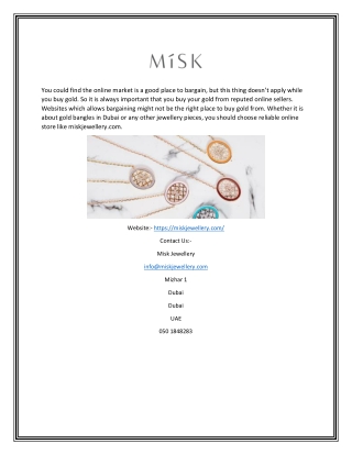 jewellery shops in dubai | miskjewellery.com