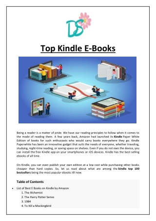 Top Kindle E-Books
