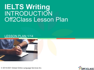 IELTS - Introduction to Writing - Off2Class Lesson Plan