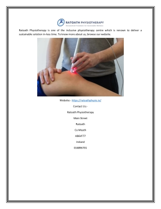 Ratoath physiotherapy | Ratoath Physiotherapy