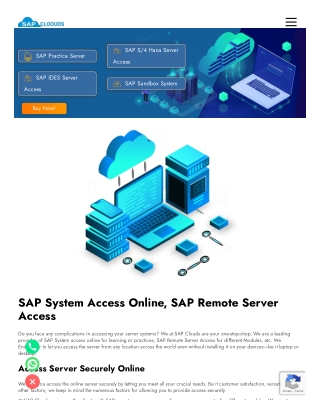 Best SAP System Access Online | SAP Remote Server Access