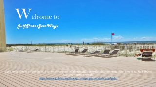 Gulf shores condo by owner rentals