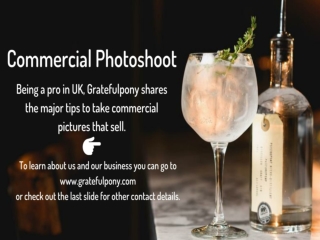 Tips To Click the Commercial Pictures That Sell