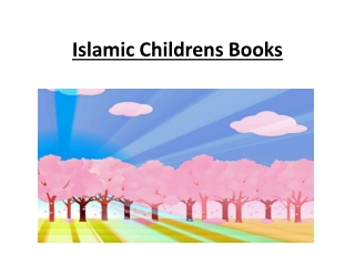 Islamic childrens books