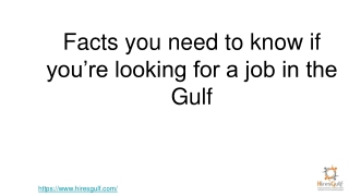 Looking for a Job in Dubai? 5 Important Things You should Know