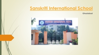 Sanskriti International School