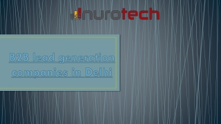 B2B Lead Generation Companies in Delhi