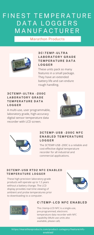 Marathon Products - Finest Temperature Data Loggers Manufacturer
