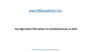 Top Eight Retail POS System for Small Businesses in 2021