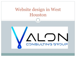 Website design in West Houston