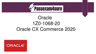 Up to Date Oracle 1Z0-1068-20  Exam Q&A with 100% Success Guarantee |PassExam4Sure