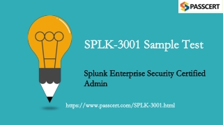 2021 Splunk Enterprise Security SPLK-3001 Updated Dumps