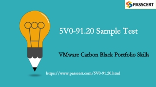 VMware Carbon Black EndPoint Protection 2021 5V0-91.20 Exam Dumps