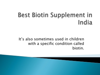 Buy Biotin Supplement for Amazon