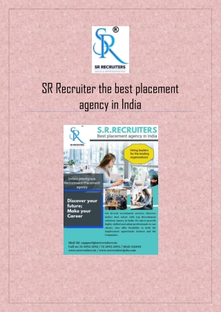 Recruitment services in India