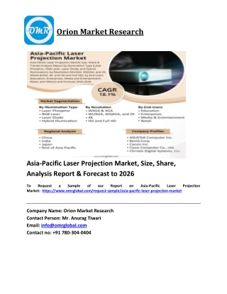 Asia-Pacific Laser Projection Market Trends, Size, Competitive Analysis and Forecast 2020-2026