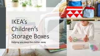 Children's boxes & baskets